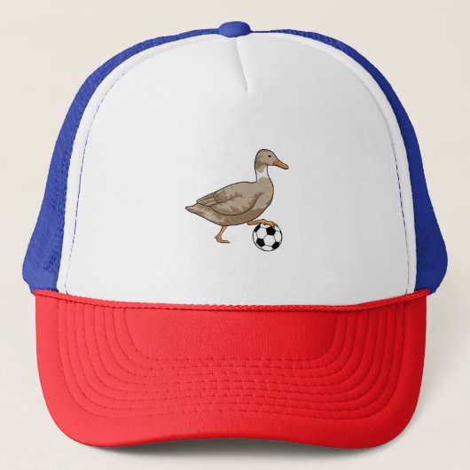 Casquette Joueur de football canard (Devant)