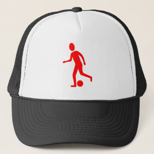 Casquette Joueur de football - Rouge