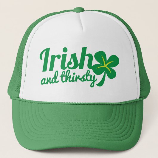 Casquette Jour de la Saint Patrick IRLANDAIS et TROISIÈME (Devant)