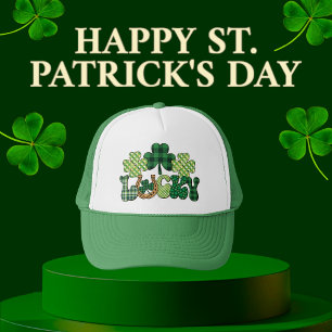 Casquette Jour de la Saint Patrick vert Lucky