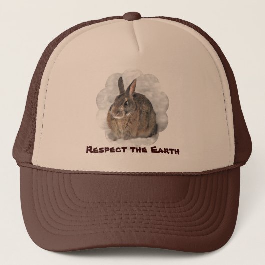 Casquette Jour de la terre de lapin (Devant)