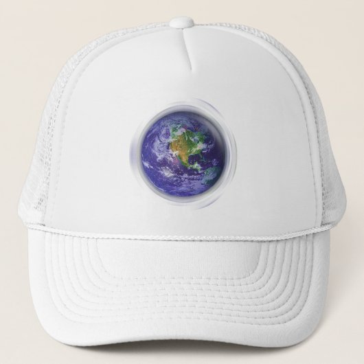 Casquette jour de la terre du globe 3D (Devant)