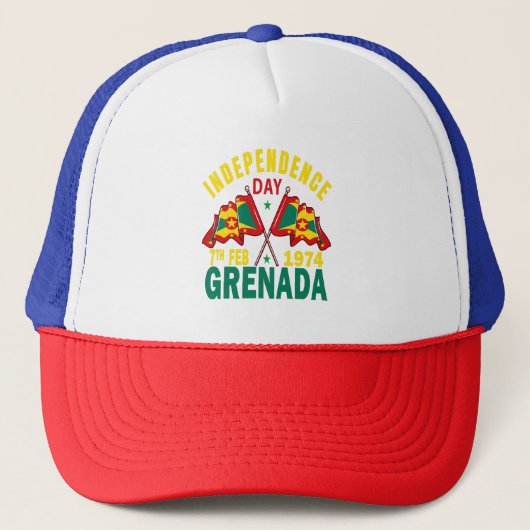 Casquette Jour de l'indépendance de la Grenade (Devant)