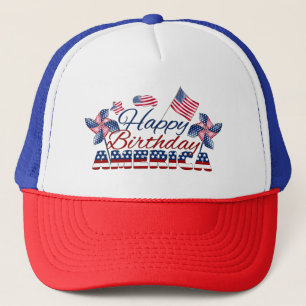 Casquette Jour de l'Indépendance du 4 juillet, Joyeux anniv