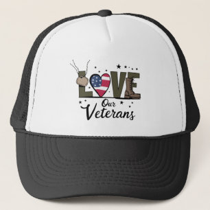Casquette Jour de nos vétérans Fier jour de vétéran militair