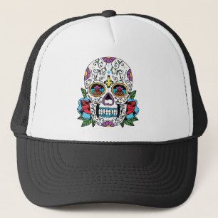 Casquette Jour du crâne mexicain mort