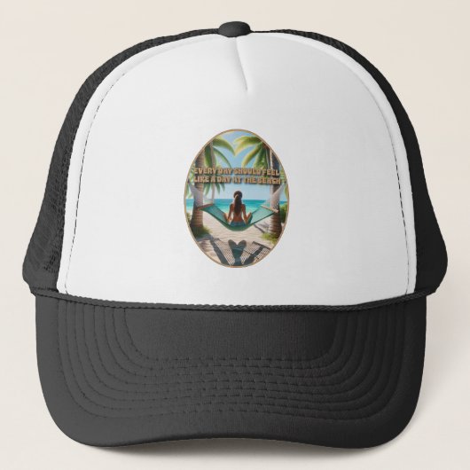 Casquette Journée à la plage (Devant)