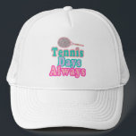Casquette Jours de tennis<br><div class="desc">Conception thématique de tennis pour joueur de tennis, entraîneur, équipe de tennis, cadeau de tournoi.</div>