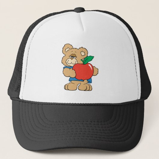 Casquette Jours d'école Ourson en Pomme (Devant)