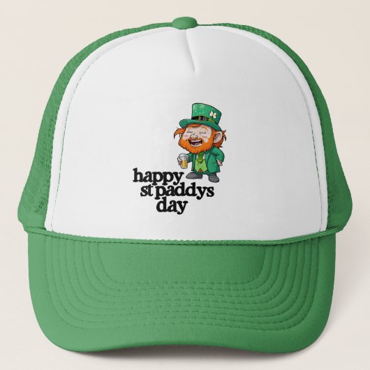 Casquette Joyeuse St. Fête de la Saint-Patrick Bière de luti (Devant)