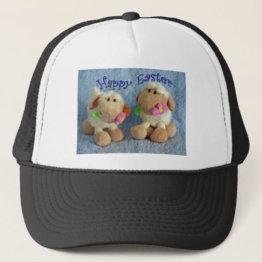 Casquette Joyeux agneaux de Pâques (Devant)