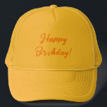 Casquette Joyeux anniversaire !<br><div class="desc">Donnez ce cadeau à la personne d'anniversaire dernier pour chaque anniversaire</div>