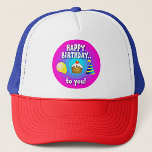 Casquette Joyeux Anniversaire Pour Vous Cercle Design-47555