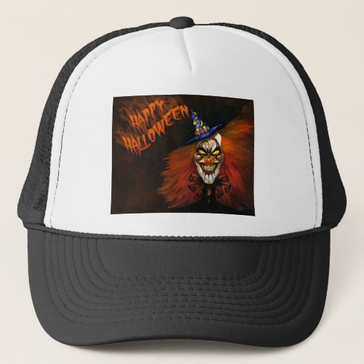 Casquette Joyeux Clown effrayant d'Halloween (Devant)