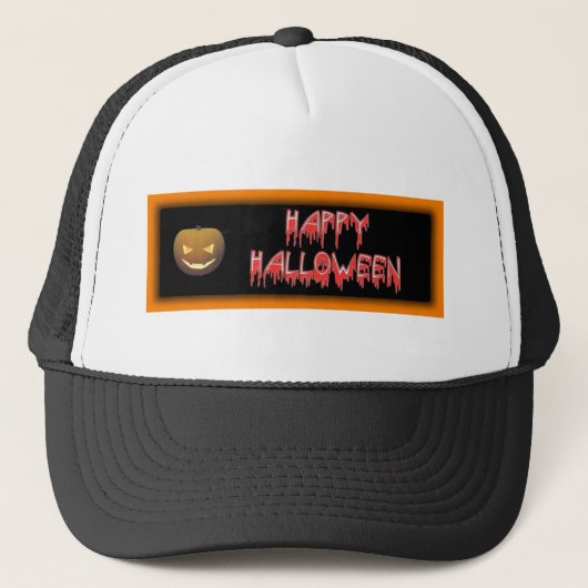 Casquette Joyeux Halloween (Devant)