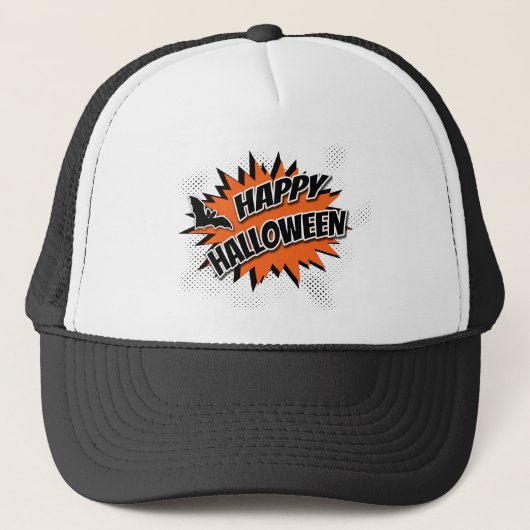 Casquette Joyeux Halloween (Devant)