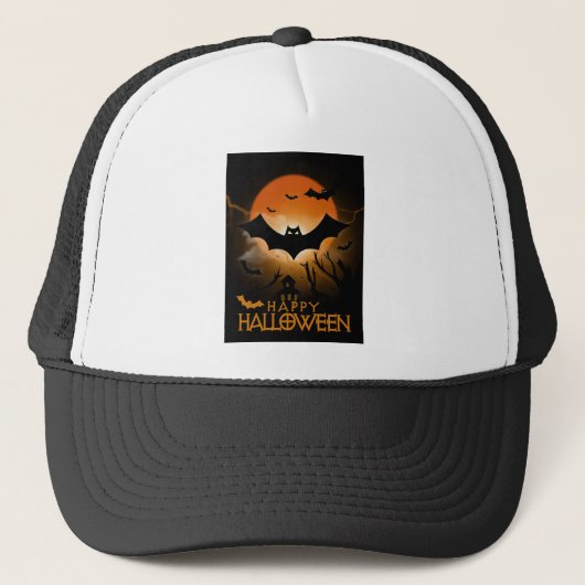 Casquette Joyeux Halloween (Devant)