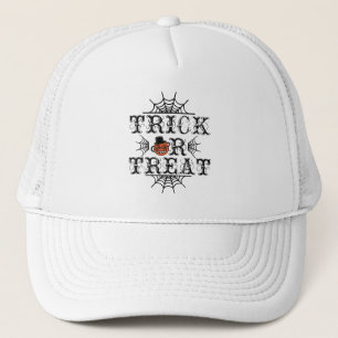 Casquette Joyeux Halloween chez les araignées Citrouilles