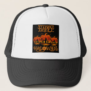 Casquette Joyeux Halloween Citrouille Mains Chauves-souris C