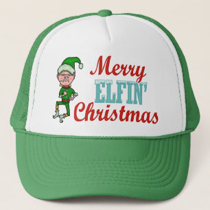 Casquette Joyeux humour féerique drôle d'Elf de vacances d