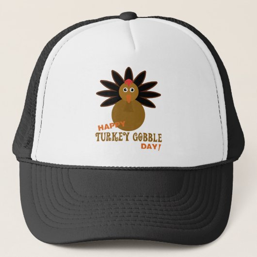 Casquette Joyeux Jour de la grogne turque Thanksgiving (Devant)