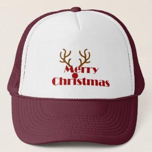 Casquette Joyeux Noël Amusants Gastronomie avec Reindeer