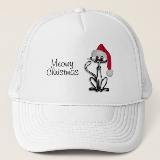 Casquette Joyeux Noël Chapeau de Chat Kitty (Devant)