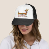Casquette Joyeux Noël Doxie (En situation)
