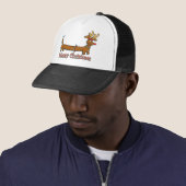 Casquette Joyeux Noël Doxie (En situation)