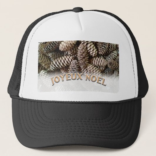 Casquette Joyeux Noel Noël Pine Cône de Noël (Devant)