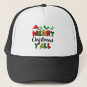Casquette Joyeux Noël Y'all (Devant)