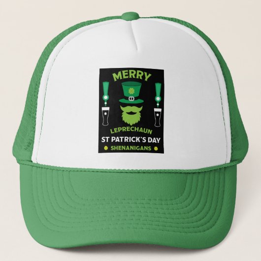 Casquette Joyeux Pádraig Patrick Jour 17 mars (Devant)