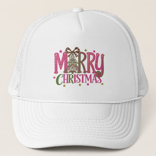 Casquette Joyeux sapin de Noël (Devant)