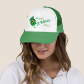 Casquette Joyeux Shamrock Jour de la Saint Patrick (En situation)