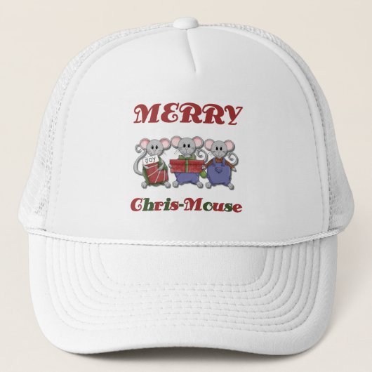Casquette Joyeux T-shirts et cadeaux Chris-Mouse (Devant)
