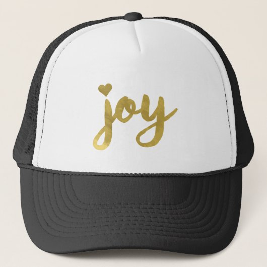 Casquette Joyful Joyful I've Got Joy Full of Joy Gold Art (Devant)