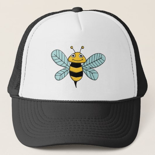 Casquette j'suis une abeille (Devant)