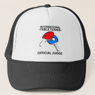 Casquette Juge officiel du tennis de table international