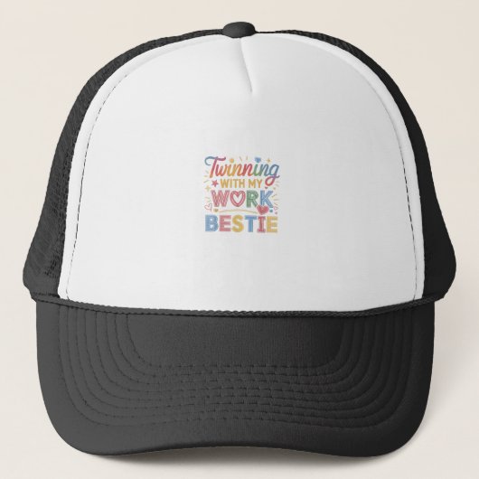 Casquette Jumelage avec mon pot de travail (Devant)