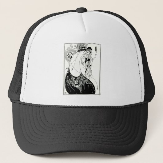 Casquette Jupe de paon d'Aubrey Beardsley (Devant)
