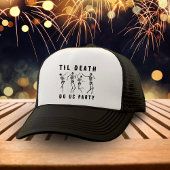 Casquette Jusqu'à ce que la mort nous sépare Squelette Fête 