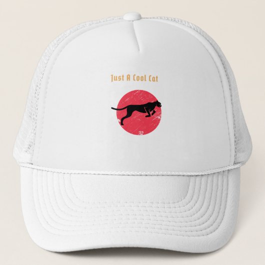 Casquette Just a Cool Cat – Panther (Devant)