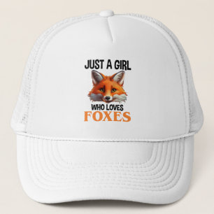 Casquette Just A Girl Who Loves Foxes