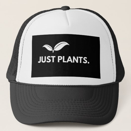 CASQUETTE JUST PLANTS (Devant)