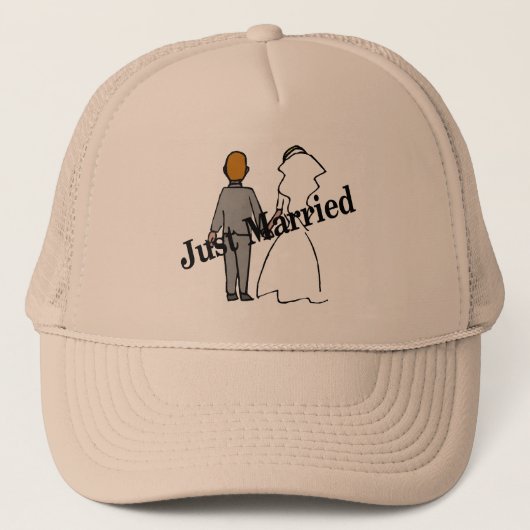 Casquette Juste marié (couples) (Devant)