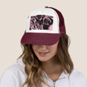Casquette Juste quelques Roses (En situation)