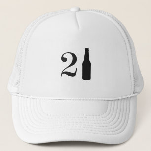 Casquette Juste Turned 21 Bière Bottle 21ème Anniversaire