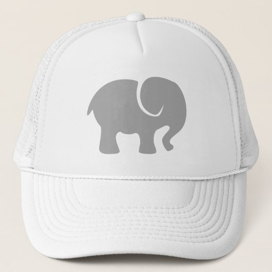 Casquette Juste un éléphant gris (Devant)