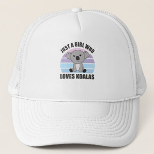 Casquette Juste une fille qui aime Koalas - Cute Koala