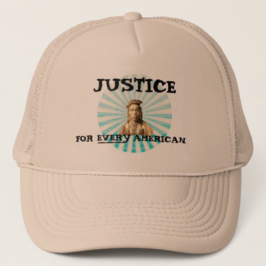 Casquette Justice pour CHAQUE Américain (Devant)